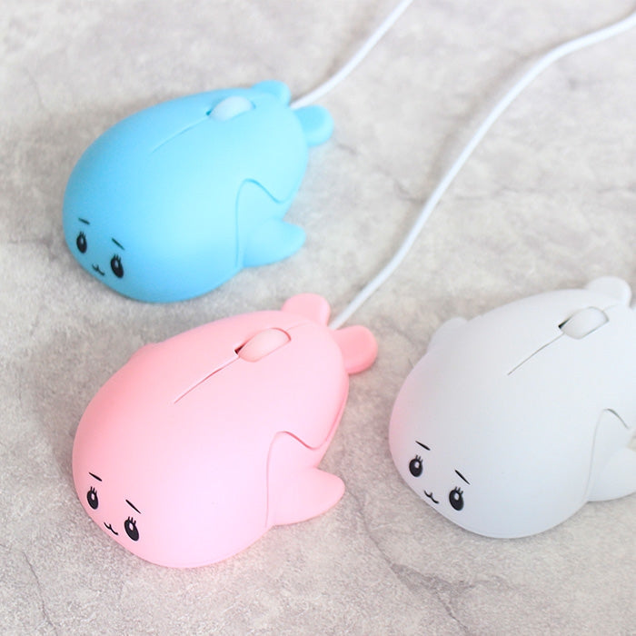 Cute Cartoon Wired Mouse Girl Office Home Laptop Mouse – Durable Build, Easy to Use
