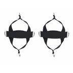 1 Pair Fitness Shoe Cover Pull Rope Fitness Equipment Straps, 1 Pair Pull Rope (Black)