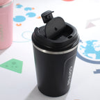 Smart Version Double Stainless steel 304 Coffee Mug Car Thermos Mug Travel Thermo Cup, 380ml Blue, 380ml Pink, 380ml White, 380ml Black, 380ml Green, 510ml White, 510ml Black, 510ml Green, 510ml Blue, 510ml Pink