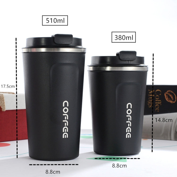 Smart Version Double Stainless steel 304 Coffee Mug Car Thermos Mug Travel Thermo Cup, 380ml Blue, 380ml Pink, 380ml White, 380ml Black, 380ml Green, 510ml White, 510ml Black, 510ml Green, 510ml Blue, 510ml Pink