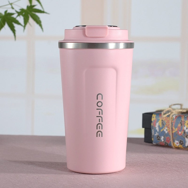 Smart Version Double Stainless steel 304 Coffee Mug Car Thermos Mug Travel Thermo Cup, 380ml Blue, 380ml Pink, 380ml White, 380ml Black, 380ml Green, 510ml White, 510ml Black, 510ml Green, 510ml Blue, 510ml Pink