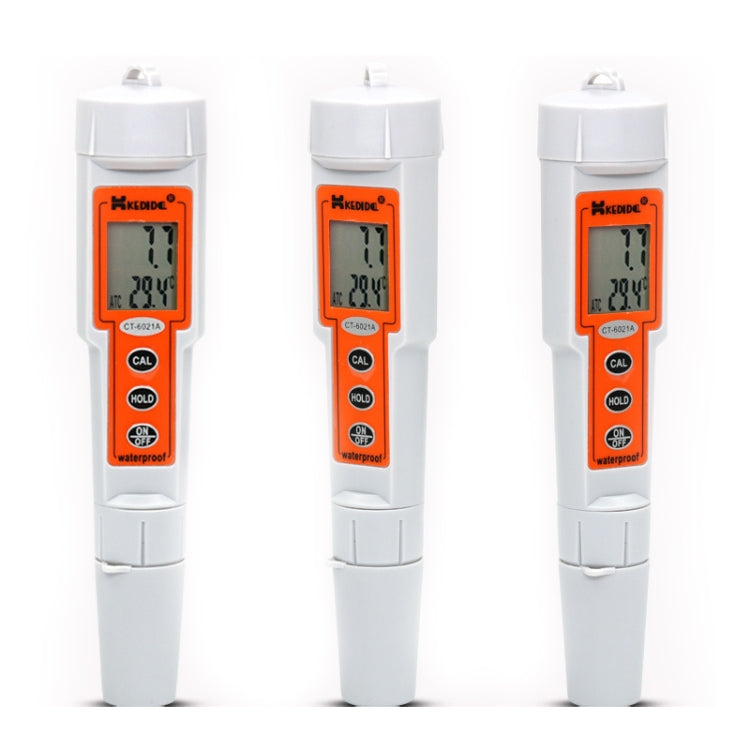 Kedida Protable LCD Digital Water Testing Measurement Pen, CT3030 Conductivity + Temp Meter, CT6322 PH Conductivity Temp Meter – Waterproof
