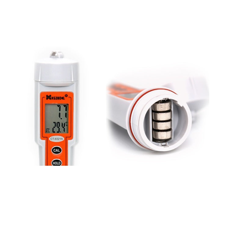 Kedida Protable LCD Digital Water Testing Measurement Pen, CT3030 Conductivity + Temp Meter, CT6322 PH Conductivity Temp Meter – Waterproof