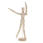 Wooden Puppet Toy Humanoid Art Sketch Model Joint Doll, 4.5 Inch, 5.5 Inch, 8 Inch, 12 Inch, 16 Inch – Non-slip 4.5 Inch
