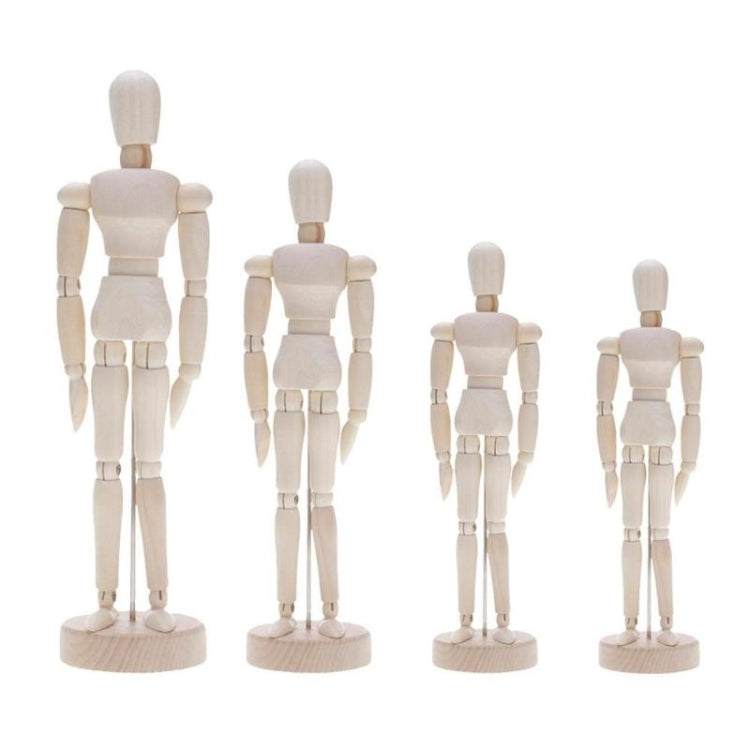 Wooden Puppet Toy Humanoid Art Sketch Model Joint Doll, 4.5 Inch, 5.5 Inch, 8 Inch, 12 Inch, 16 Inch – Non-slip