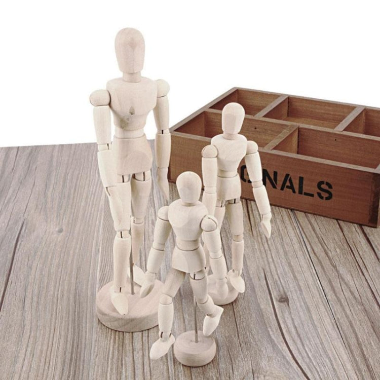 Wooden Puppet Toy Humanoid Art Sketch Model Joint Doll, 4.5 Inch, 5.5 Inch, 8 Inch, 12 Inch, 16 Inch – Non-slip