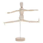 Wooden Puppet Toy Humanoid Art Sketch Model Joint Doll, 4.5 Inch, 5.5 Inch, 8 Inch, 12 Inch, 16 Inch – Non-slip