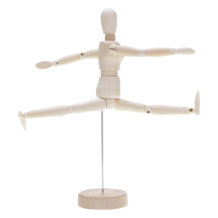 Wooden Puppet Toy Humanoid Art Sketch Model Joint Doll, 4.5 Inch, 5.5 Inch, 8 Inch, 12 Inch, 16 Inch – Non-slip