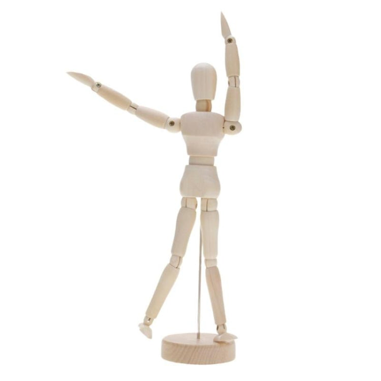 Wooden Puppet Toy Humanoid Art Sketch Model Joint Doll, 4.5 Inch, 5.5 Inch, 8 Inch, 12 Inch, 16 Inch – Non-slip 5.5 Inch