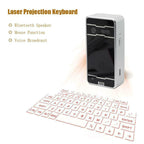 JHP-Best Portable Virtual Lasers Keyboard Mouse Wireless Bluetooth Lasers Projection Speaker – Bluetooth