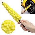 Universal Auto Car Accessories Car Rims Care Tire Wheel Washing Brush Plastic Handle Vehicle Wheel Cleaning Brush Washing Sponge, Wheel Cleaning Brush Wheel Cleaning Brush