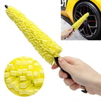 Universal Auto Car Accessories Car Rims Care Tire Wheel Washing Brush Plastic Handle Vehicle Wheel Cleaning Brush Washing Sponge, Wheel Cleaning Brush Wheel Cleaning Brush