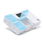 Portable Intelligent Plastic Storage Box Electronic Timing Reminder Medicine Boxes – Durable Build, Easy to Use