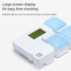 Portable Intelligent Plastic Storage Box Electronic Timing Reminder Medicine Boxes – Durable Build, Easy to Use
