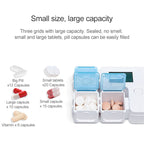 Portable Intelligent Plastic Storage Box Electronic Timing Reminder Medicine Boxes – Durable Build, Easy to Use