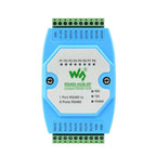 Waveshare RS485-HUB-8P Industrial-grade Isolated 8-ch RS485 Hub, Rail-mount Support, Wide Baud Rate Range Default Title