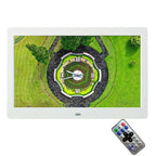 DPF-106 10.1 inch Digital Photo Frame LED Video Advertising Machine, US Plug, EU Plug, UK Plug, AU Plug US Plug White