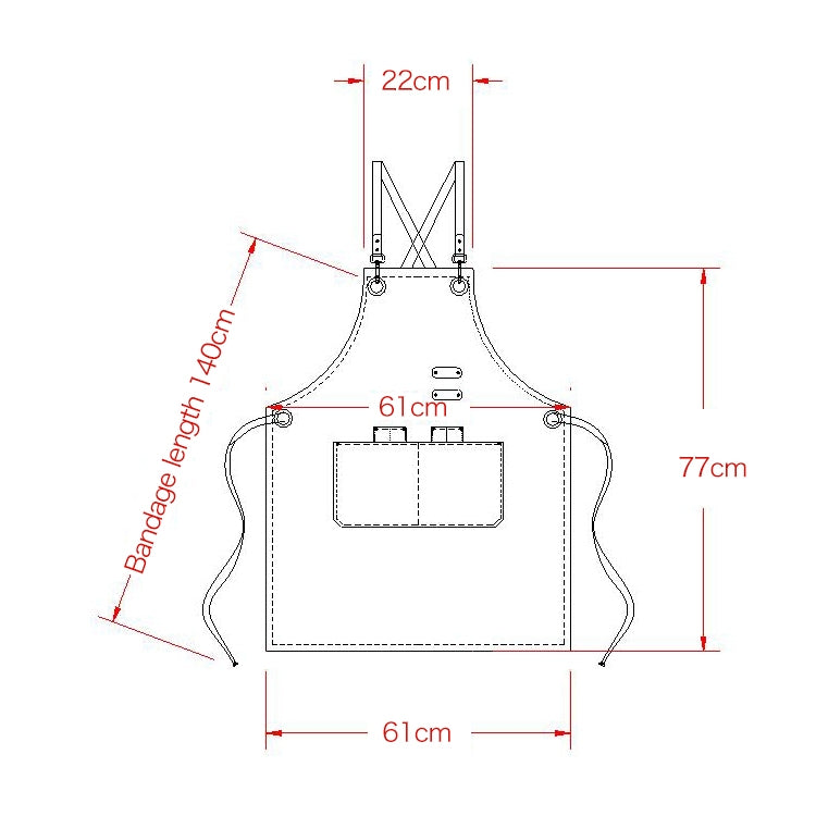 Barista Hairdresser Apron Florist Restaurant Bar Work Clothes, One Size – Durable Build, Easy to Use