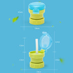 Children Portable Bottled Drinks Anti-overflow Anti-squash Replacement Straw Cap, Green, Red, Blue