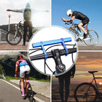 Cycling Handlebar Bike Flashlight Holder Handle Bar Bicycle Accessories Extender Mount Bracket – Aluminum Alloy, Non-slip