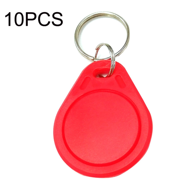 10PCS IC Access Control Card Entree Control M1 Compatibel Fudan Rfid 13.56Mhz Keyfob Sleutelhanger Tag Sleutelhanger, Gray, Purple, Red, Yellow, Blue, Green, Black, Orange Red