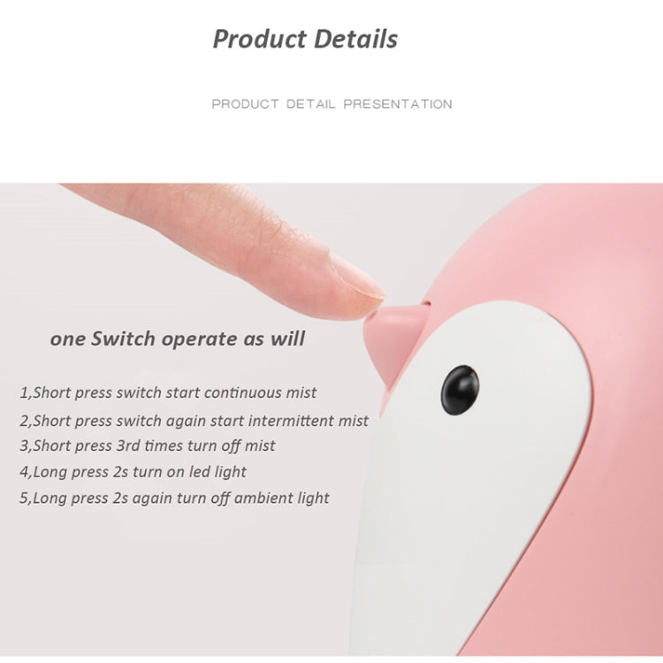 220ml Aroma Humidifier Cute Penguin USB Air Diffuser Home Office Car Mist Maker Air Purifier – Durable Build, Easy to Use