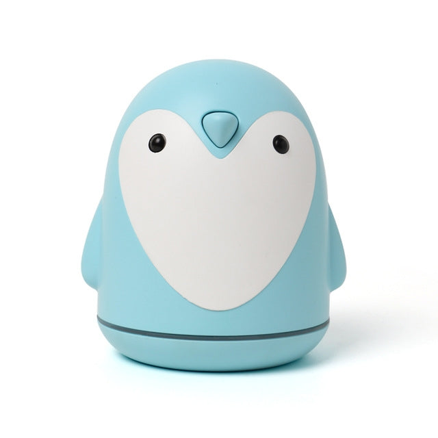 220ml Aroma Humidifier Cute Penguin USB Air Diffuser Home Office Car Mist Maker Air Purifier – Durable Build, Easy to Use Blue
