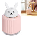 Light Pet Humidifier USB Night Light Home Bedside Lamp Sleep Mute Energy-saving Lamp Pink Rabbit
