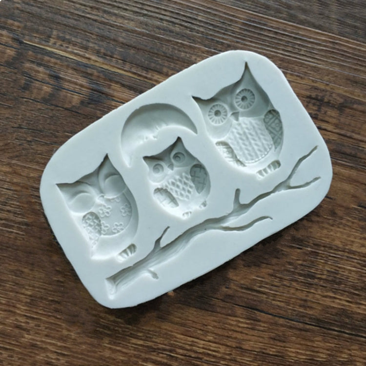 Owl Fondant Mold Cake Decoration Diy Dry Pais Chocolate Silicone Mold, Owl Shape