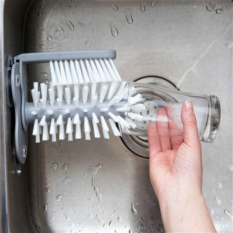 Suction Wall Lazy Cup Cleaning Brush Kitchen Bar Cleaning Tool, Suction Wall Cup Cleaning Brush Suction Wall Cup Cleaning Brush
