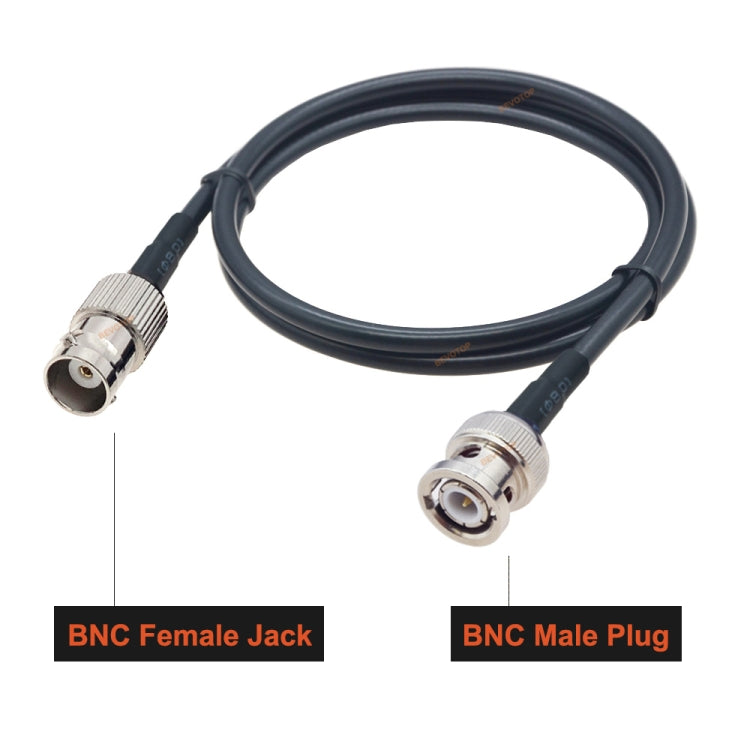 BNC Female To BNC Male RG58 Coaxial Adapter Cable, BNC Female To BNC Male 0.5m, BNC Female To BNC Male 1m, BNC Female To BNC Male 1.5m, BNC Female To BNC Male 3m, BNC Female To BNC Male 5m, BNC Female To BNC Male 10m – Data Transmission