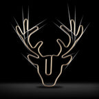 8 PCS/Set Deer Head Paper Clip Shaped Paper Clip Creative Shape Pin Bookmark, Deer Head Paper Clip