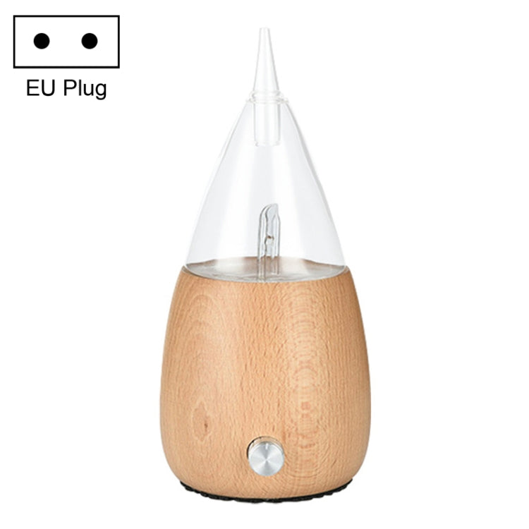 Waterless Diffuser Essential Oil Spray Wood Glass Aromatherapy Air Humidifier, AU Plug, UK Plug, EU Plug – TPU EU Plug Light Wood Grain