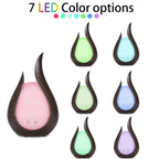 200ml Ultrasound Air Humidifier Aroma Essential Oil Diffuser 7 Colors LED Night Light Cool Mist Maker, UK Plug, EU Plug – Durable Build, Easy to Use
