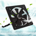 220V Exhaust Fan High Speed Air Extractor Window Ventilation Fan for Kitchen Ventilator Axial Industrial Wall Fan, 12 inch, 10 inch 12 inch