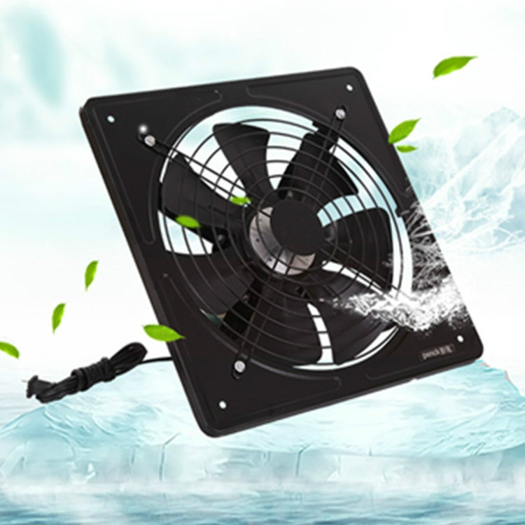 220V Exhaust Fan High Speed Air Extractor Window Ventilation Fan for Kitchen Ventilator Axial Industrial Wall Fan, 12 inch, 10 inch 12 inch