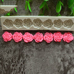Rose Flower Silicone Mold Fondant Cake Decorating Tools Baking Tools, Rose Flower Shape