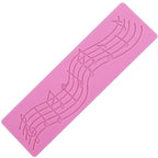 2 PCS Note Cake Decoration Silicone Mould Fondant Cake Tool Baking DIY Mould, Note Shape