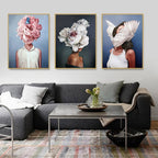 Creative Wall Art Printing Canvas Frameless Home Bedroom Decoration Painting, 30×40cm, 50×70cm