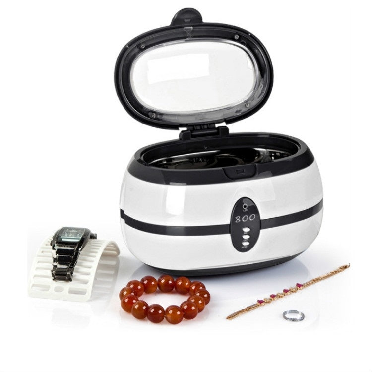 VGT-800 600ml Low Noise Vacuum Cleaner Ultrasonic Cleaner with SUS304 Tank for Home Jewelry Eyeglass Watch, UK Plug, EU Plug, US Plug UK Plug