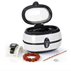 VGT-800 600ml Low Noise Vacuum Cleaner Ultrasonic Cleaner with SUS304 Tank for Home Jewelry Eyeglass Watch, UK Plug, EU Plug, US Plug