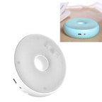 Portable Donut Electric Air Purifier Home Car Anion Ozone Deodorizer White