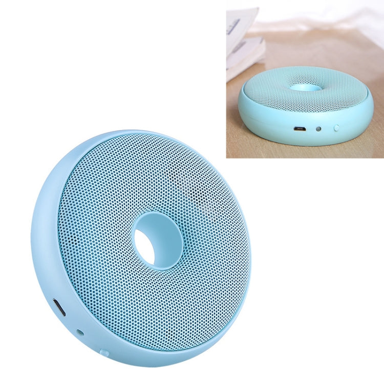 Portable Donut Electric Air Purifier Home Car Anion Ozone Deodorizer – Durable Build, Easy to Use Blue