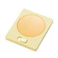 Home USB Constant Temperature Cup Mat Heat Thermos Coaster, With Adapter, Without Adapter With Adapter Lemon Yellow