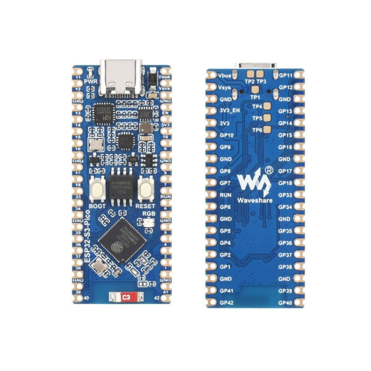Waveshare ESP32-S3 Microcontroller, 2.4 GHz Wi-Fi Development Board Dual-core Processor, 23803 – Bluetooth, 4K