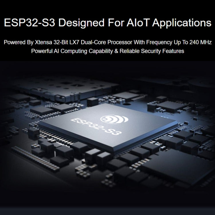 Waveshare ESP32-S3 Microcontroller, 2.4 GHz Wi-Fi Development Board Dual-core Processor, 23803 – Bluetooth, 4K