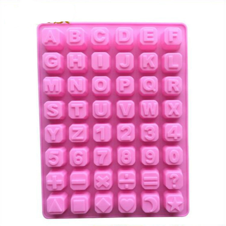 Stars Shape English Alphabet Silicone Chocolate Mold DIY Ice Handmade Soap Mold, Stars Shape English Alphabet Stars Shape English Alphabet