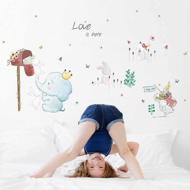 Cartoon Cute Children Room Bedside Kindergarten Layout Decorative Wall Stickers, Cartoon Cute – Waterproof