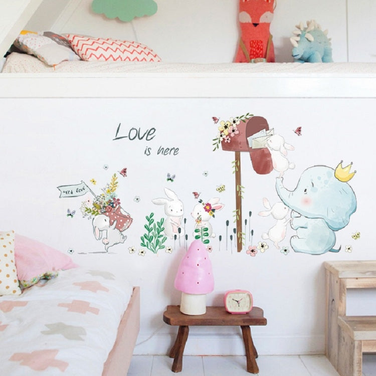 Cartoon Cute Children Room Bedside Kindergarten Layout Decorative Wall Stickers, Cartoon Cute – Waterproof
