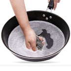 Stainless Steel Square Cast Iron Cleaner Pot Brush Scrubber Home Cookware Kitchen Cleaning Tool, 4×4inch, 5×5inch, 6×6inch, 7×7inch, 8×8inch, 8×6inch – Durable Build, Easy to Use